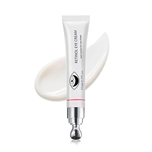 Instant Reduction of Eye Bags -Retinol Eye Cream Dark Circles,Bags Under Eyes,Eye Repair Cream AntiAging Moisturizer,retinol,Under Eve Care Creams Suit Women Men EyeFirm Smooth fimming eye-0.7 OZ-EEE