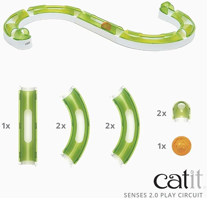 Catit Senses 2.0 Play Circuit Interactive Cat Toy - 8-Piece
