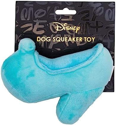 Disney Dog Toy, Cinderella Slipper Replica Light Blue Pet Toy, Plush