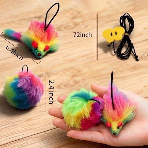 Hanging Toys for Doorway, door frame cat toys for Indoor Cats Kitten 2 Pcs