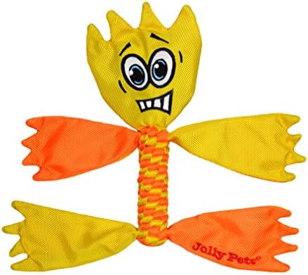 Jolly Pets Flathead Tug & Squeak Dog Toy, Stuffing-Free, Large