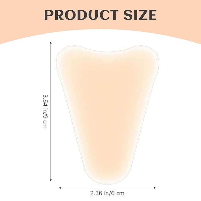 6 Pack Y Shape Concealer for Women,Reusable Anti Underwear for Women,Invisible Silicone Ladies' Seamless Pads Cover for Leggings Swimsuits All and Yoga Pants(Skin Color)