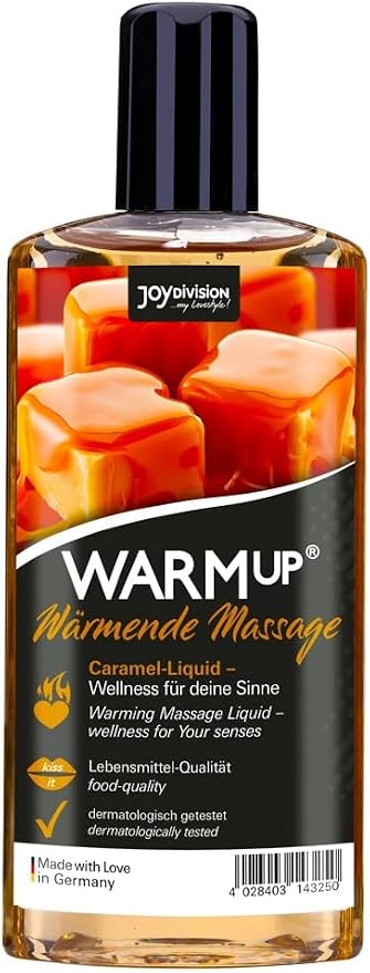 Joydivision Warm Up Massage Oil, Caramel, 5.07 Ounce