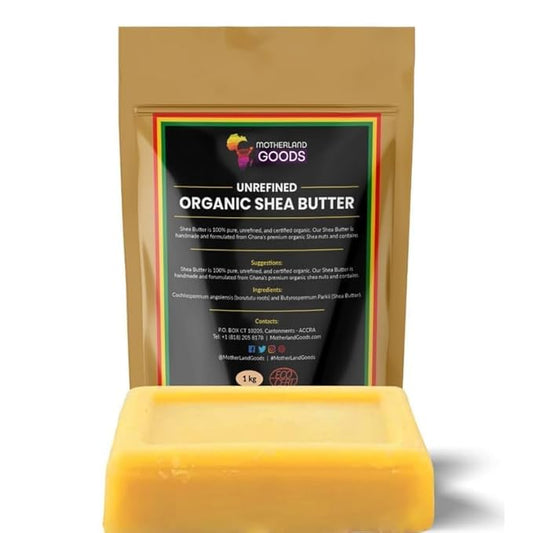 Yellow Shea Butter – 100% Pure & Unrefined – African Shea Butter for Skin, Hair & DIY Use – Natural Moisturizer (8 Oz)