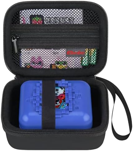 Elonbo Carrying Case for Bitzee Disney/Bitzee Magicals/Bitzee Interactive Toy Digital Pet, Bitzee Digital Virtual Toy Hard Travel Bag, Electronic Pets Toys Storage Cover Holder, Black