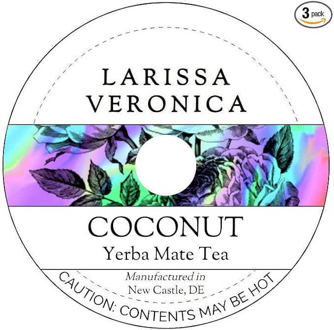 Coconut Yerba Mate Tea (Single Serve K-Cup Pods) (12 pods, ZIN: 572230) - 3 Pack