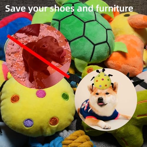 15 Pack Puppy Teething Chew Toys for Small Dogs, Dog Toy Bulk for Puppies
