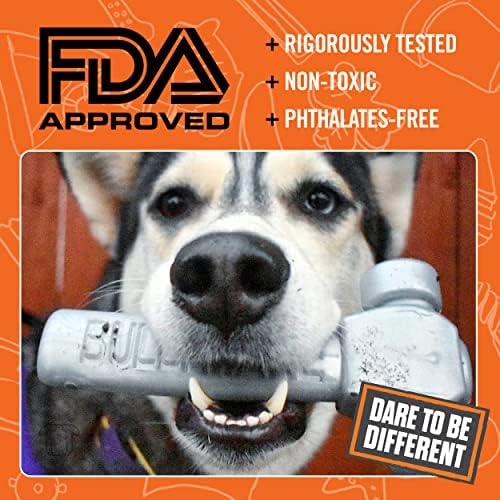 BULLYMAKE Tough Chew Hammer Dog Toy, Durable Nylon, Aggressive Chewers