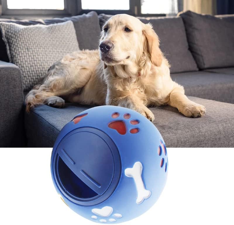Dog Treat Dispenser Ball, Adjustable Opening Slow Feeder Puzzle Toy