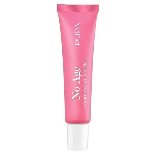 Pupa Milano No Age Contour and Eyelids, 0.5 oz, Eye Cream, Under Eye Cream, Eye Firming, Plumping, with Cranberry Extract, Brightening Eye Cream