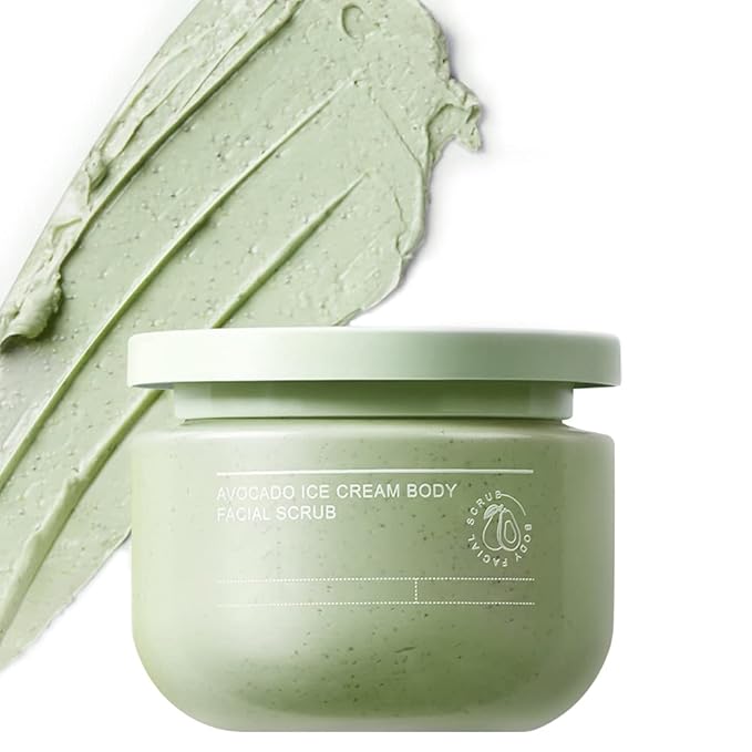 Body Scrub - Exfoliates & Deeply Nourishes for Smooth, Radiant Skin (Avocado)