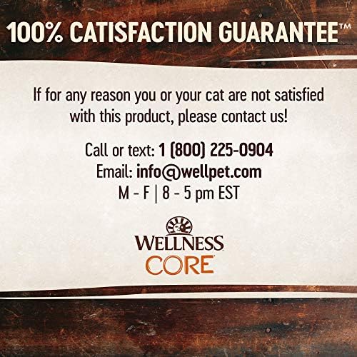 Wellness CORE Tiny Tasters Pate Adult Wet Cat Food, Natural, Protein Rich, Grain Free, Tuna and Salmon Recipe, 1.75 oz, Pack of 12 Pouches