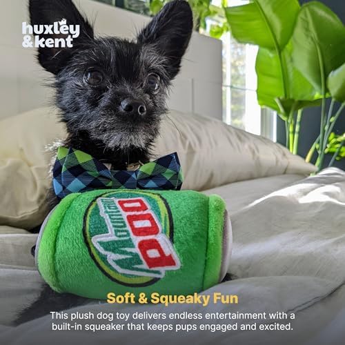 Huxley & Kent Power Plush Squeaky Dog Toy, Mountain Poo, Small