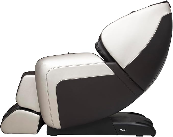 Osaki OS-Atai SL-Track Zero Gravity Full Body Airbag Massage Back and Calf Infrared Heat with Foot Roller Massage (Taupe)