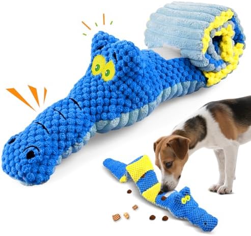 TOOPTATE Crocodile Squeaky Dog Toy