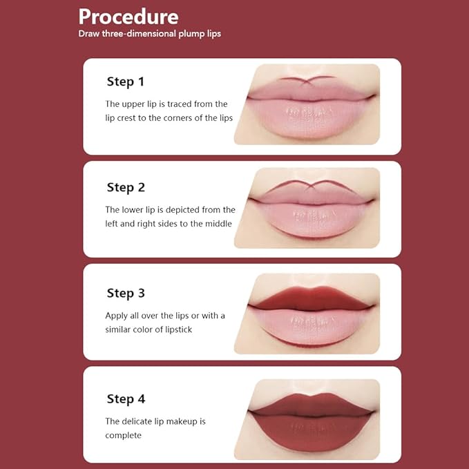 Matte Calligraphy Liquid Lip Liner Lipstick Pencil, Nude Rose Long-Lasting Transfer-Proof Lip Stain, Lightweight Lipstick, Sheer Buildable Color, Fades to a Natural Wash of Colors