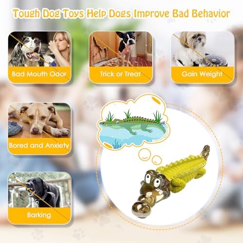 Jeefome Dog Chew Toys for Aggressive Chewers