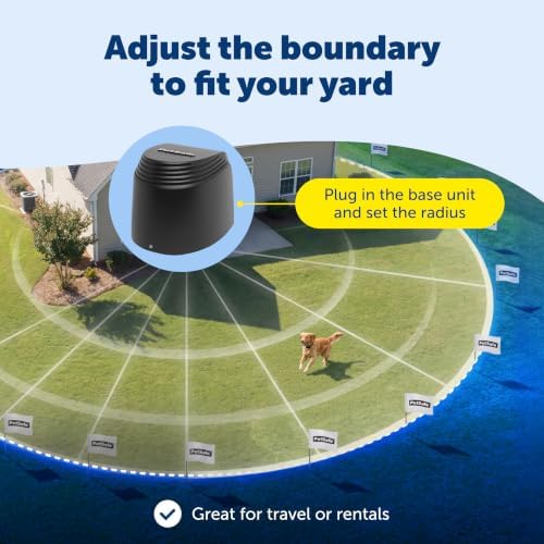 PetSafe Stay & Play Compact Wireless Dog Fence, Up to 3/4 Acre