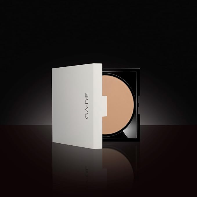 GA-DE Longevity Second Skin Pressed Powder - Face Makeup - Blurs Imperfections and Smooths Fine Lines - 506 Light Medium - 0.39 oz Foundation Powder