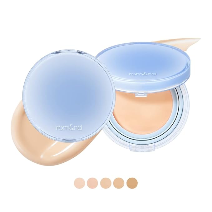 rom&nd Bare Water Cushion 20g (02 Pure 21), Healthy hydrated, Instant hydration, Comfortable skin, Long lasting, Extra moist, Glow, Vegan 0.7055 Ounce