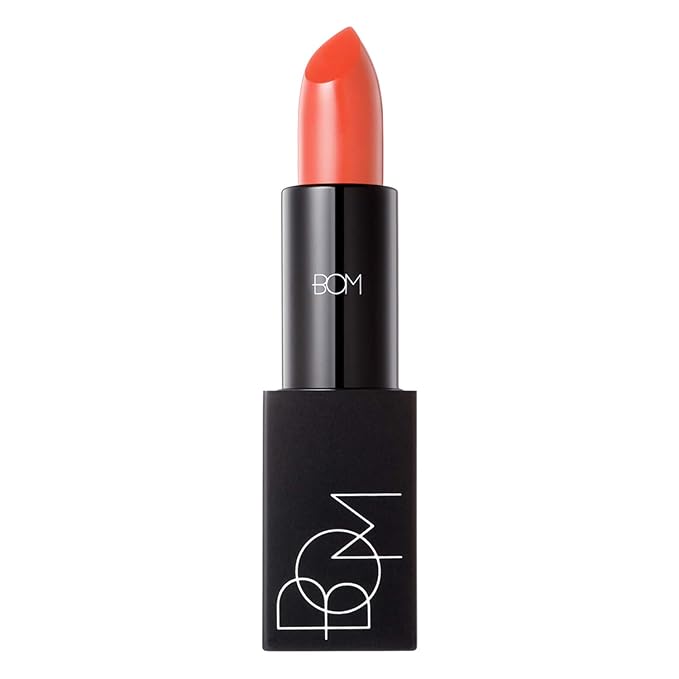 bom My Lipstick #804 Coral Long Lasting Strong Coral Matte Lipstick Velvet Texture