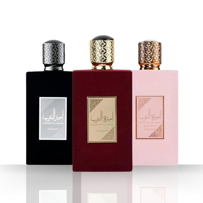 Asdaaf Ameerat Al Arab Prive Rose,Ameer Al Arab & Ameerat Al Arab EDP 100ML (COLLECTION)