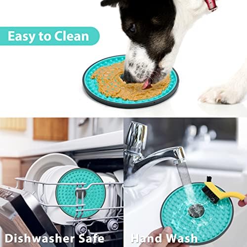 Lick Mat for Dogs Crate Lick Pad Slow Feeder for Crate Training