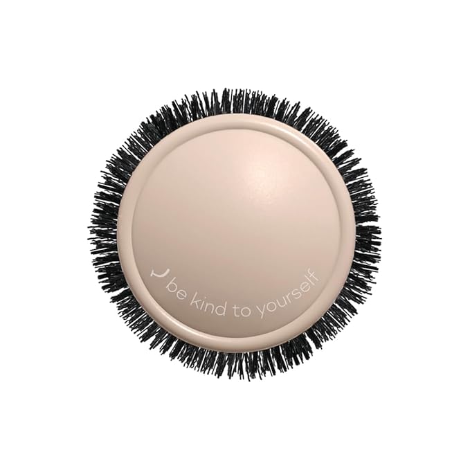 Cricket Hapi High Heat Harmony Thermal Brush - 2" Ceramic Barrel, Round Brush for Heat Styling with Hair Dryer, Mood-Friendly - Beige