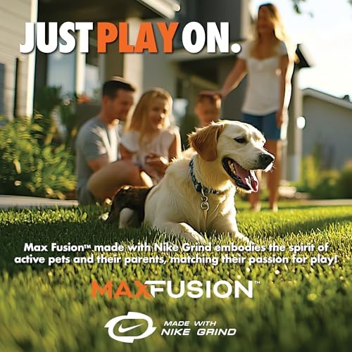 Max Fusion Spike Dog Toy, Large, Tie Dye, Made with Nike Grind