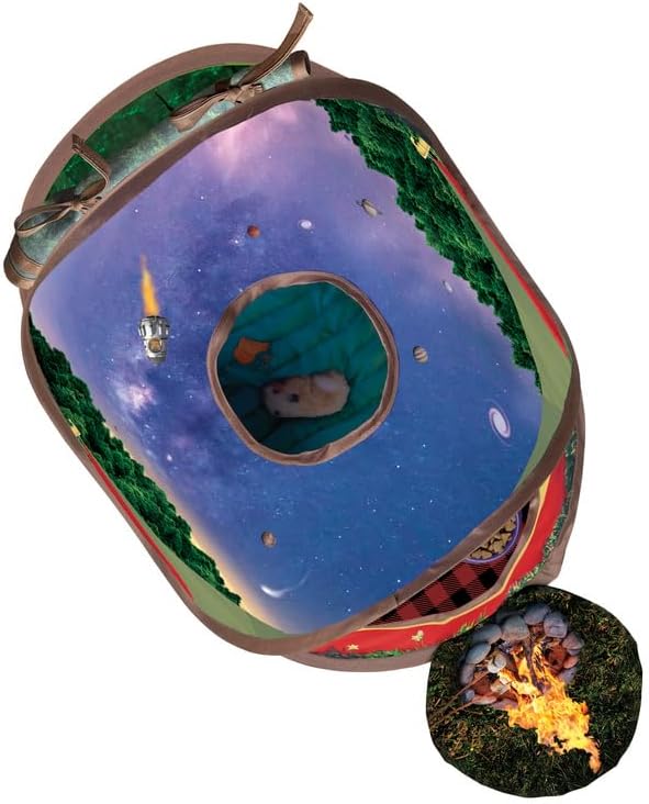 KONG PlaySpaces Glamping Tent Cat Hideaway, Collapsible House