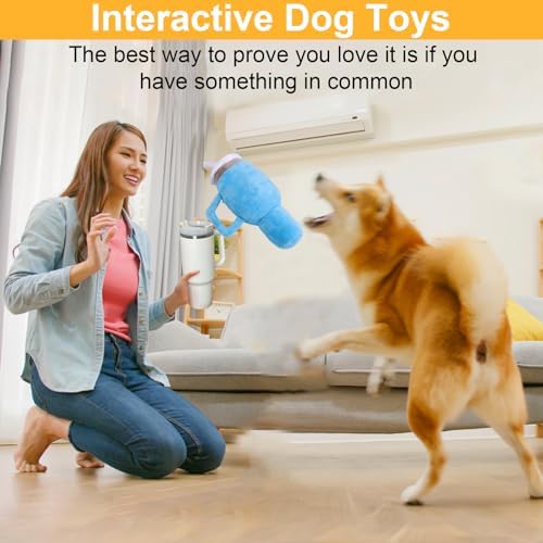 Mity rain Funny Tumbler with Handle Cup Dog Toy
