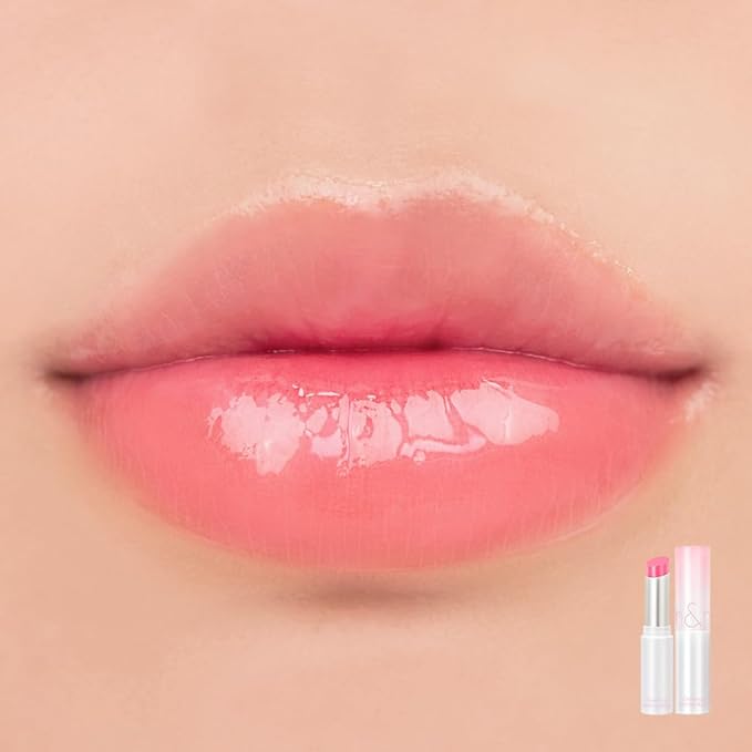 rom&nd GLASTING MELTING BALM #09 PEONIES - K-Beauty Vibrant Pink Lip Tint Balm | Crystal Water-Gloss Shine & Deep Hydration | Non-Sticky, Long-Lasting Stain for Plump, Healthy Lips