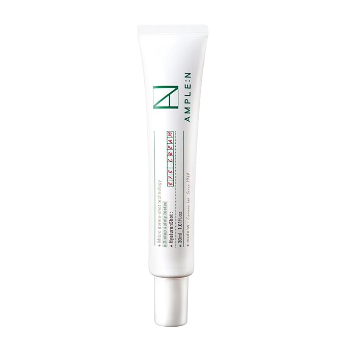 Hyaluron Shot Eye Cream – Korean Hyaluronic Acid Moisturizing Eye Cream to Smooth Skin Texture - Minimize Wrinkles & Dark Circles - Under Eye Moisturizer with Caviar for Nourishment, 0.85 fl.oz.