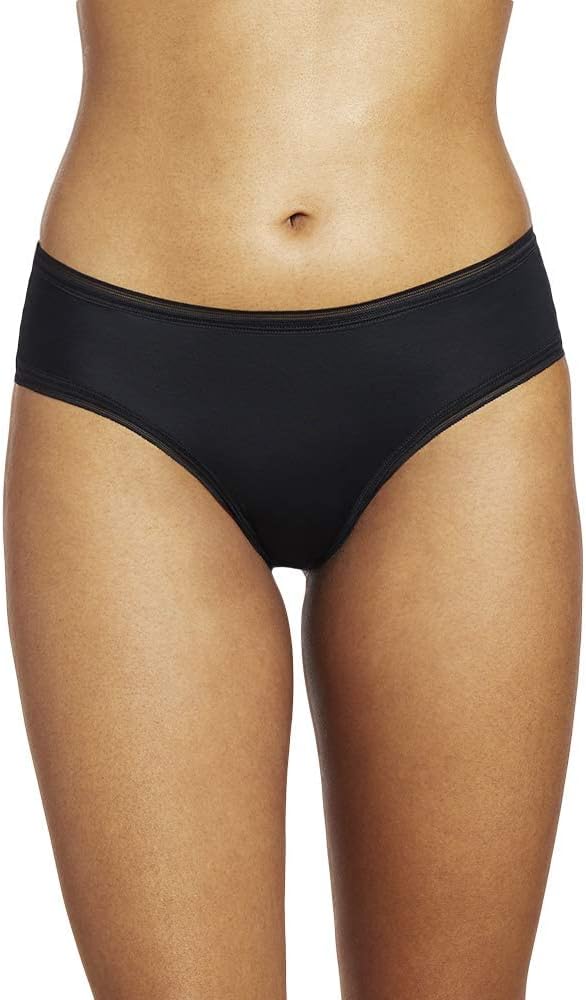 THINX Cheeky Period Underwear for Women, Period Panties, Feminine Care, Menstrual Underwear Holds 1 Tampon, Black, 3X-Large