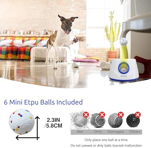 Automatic Dog Ball Launcher, Dog Ball Throw Launcher, for Small/Medium Dogs
