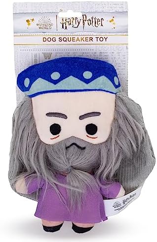 Buckle-Down The Wizarding World of Harry Potter Dog Toy, Dumbledore Charm Full Body Pose Pet Toy, Plush