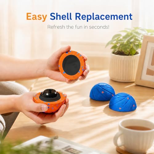 T02 Replacement Dog Ball Shell, 82mm, 90g Lightweight, Blue