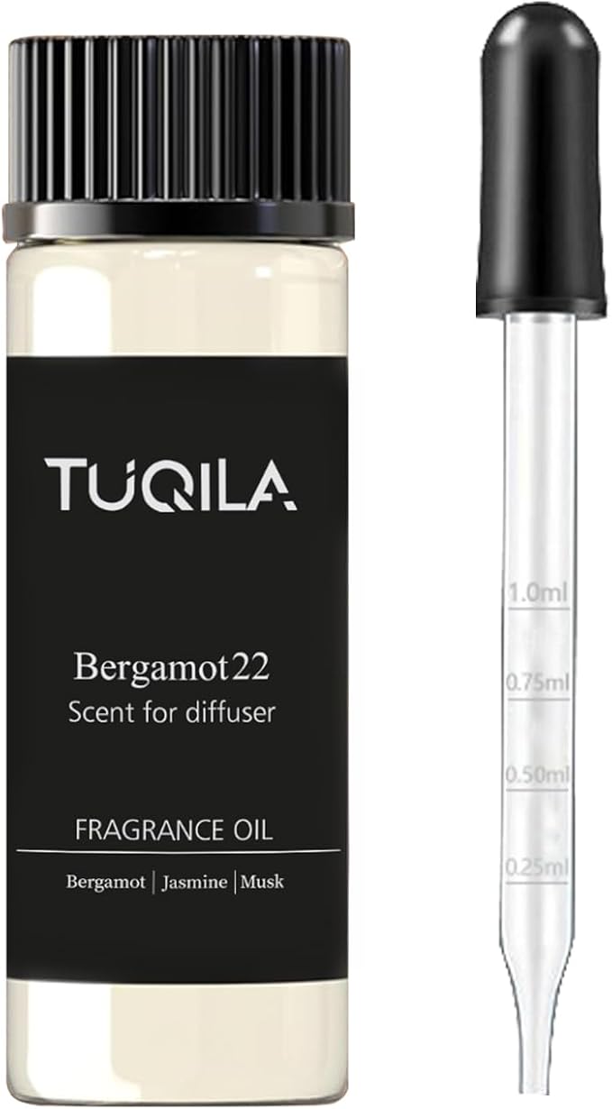 Hotel Bergamot Essential Oil 20ML Sampler Waterless Scent Oil for Cold Air Diffusers, Luxury Aroma Fragrance Oils for Home, Spa&Office-Long Lasting Aromatic Oils