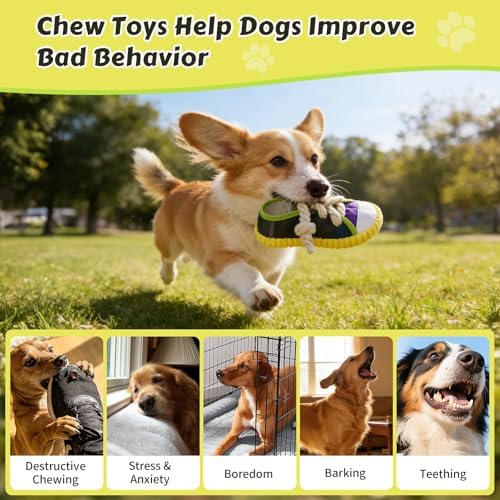Dog Chew Toys Funny Shoe Squeaky Toy for Puppy