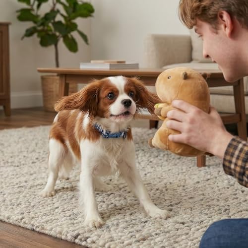 SPOT Capybara with Taco Plush Dog Toy, Soft Stuffed Squeaky & Crinkle Toy for Calm and Gentle Play, Adorable Capybara, for Light Chewers and Small Dogs, 8 Inch