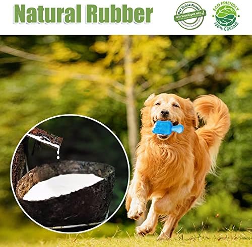 Puppy Chew Toys for Teething, Pack of 2 Freezable Dog Toys, Puppy Teething, Interactive Treat Dispensing, Dog Toys for Small, Medium and Large Breeds, Durable and Safe