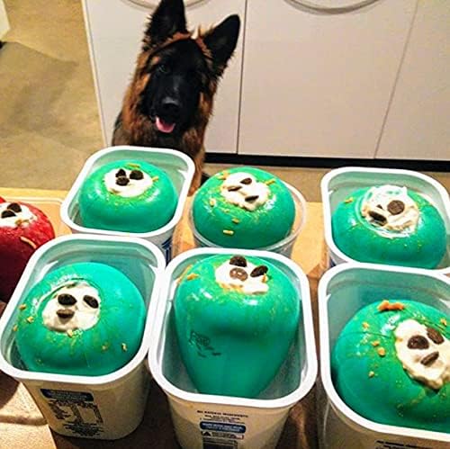 Chew King by Mammoth Premium Treat Dispensing Dog Toy, Durable Natural Rubber Chew Toy, Safety Air Vent, Interactive Enrichment Toy for Aggressive Chewers, XL - For Dogs 40-75lbs - Pack of 2 - Teal