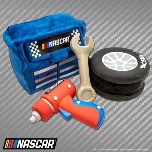 NASCAR, Hide & Seek Nesting Toys for Dogs, Toolbox Treater Bundle, 4-Pack