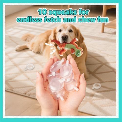 Squeakers for Dog Toys - 10pcs 40mm Replacement Dog Toy Squeakers