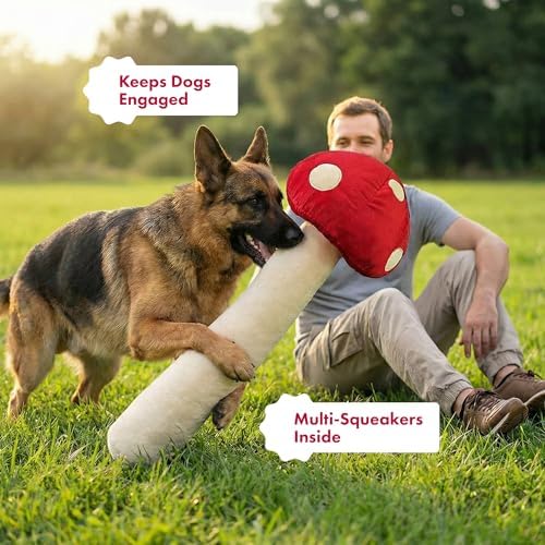 Pet Lou Mushroom, 29-inch Height, Pet Toys Supplies