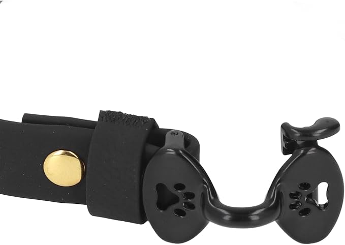 LED Dog Collar Smart DIY Screen Rechargeable Light Up Collar, Glow in The Dark Pet Necklace with APP Control, Luminous Safety Collar for Night Walking Dogs (Red Light)