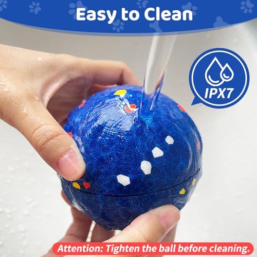 Automatic Interactive Dog Toys Ball, USB-C Rechargeable, Blue