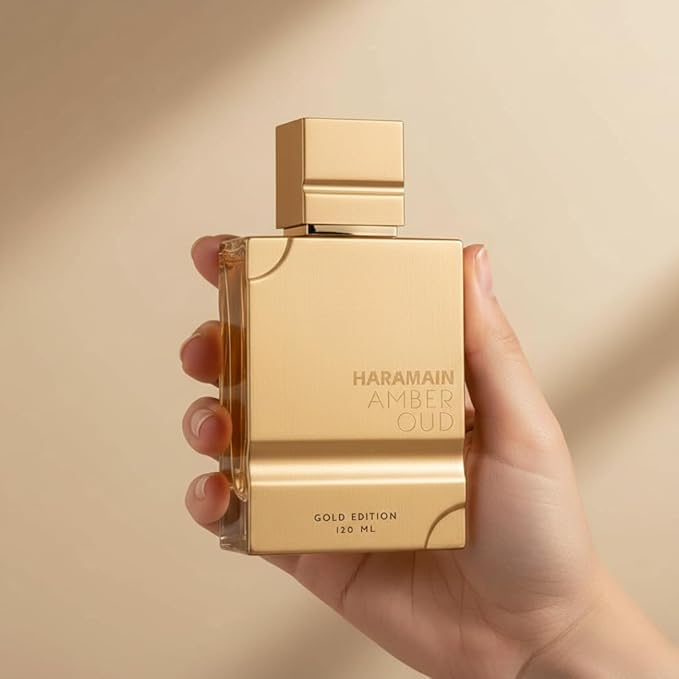 Al Haramain Amber Oud Gold Edition Eau De Parfum Spray 120ml (4 oz) - Unisex Arabian Perfume for Women & Men, Long-Lasting Amber Cologne with Refreshing & Sweet Fragrance