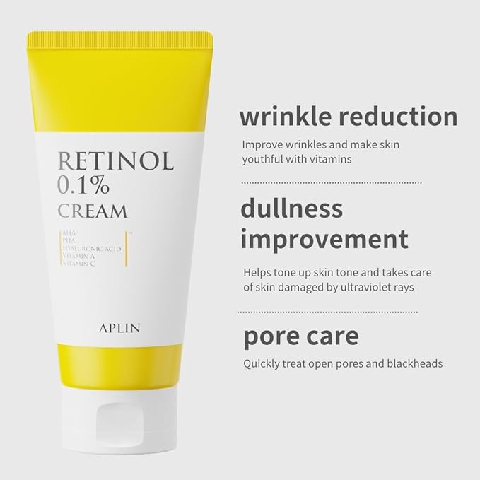 aplin RETINOL 0.1 CREAM/Skin Moisturizer/Facial Moisturizers Official/Korean Cosmetics/Korean Skin Care/RETINOL