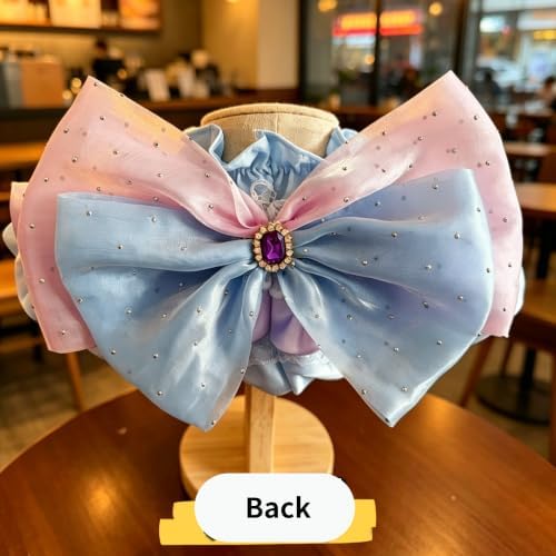 Cat Dog Lace Bow Collar Luxury Elastic Neckline (#10)